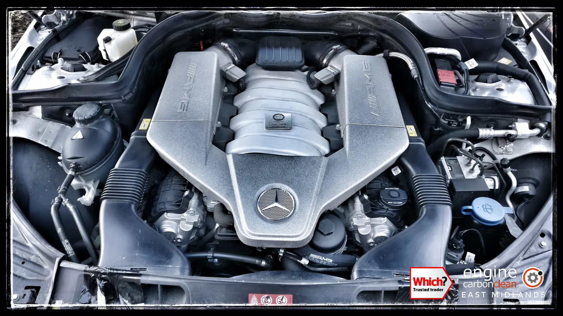 Engine Carbon Clean on a Mercedes C63 AMG (2012 - 29,848 miles)