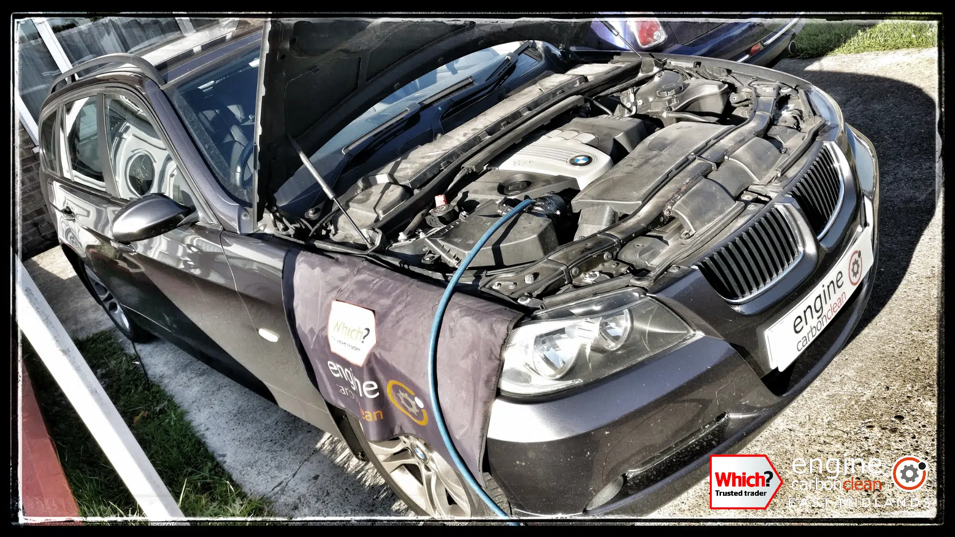 Engine Carbon Clean on a BMW 320d (2008 - 111,831 miles)