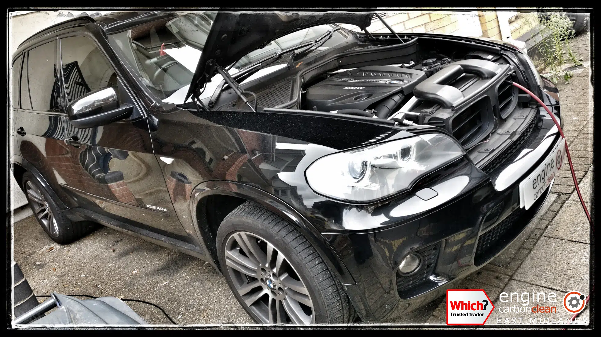 Engine Carbon Clean on a BMW X5 (2011 - 66,227 miles)