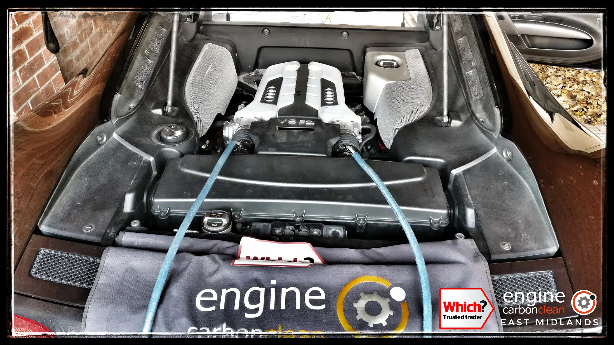 Engine Carbon Clean on an Audi R8 V8 (2008 - 96,555 miles)