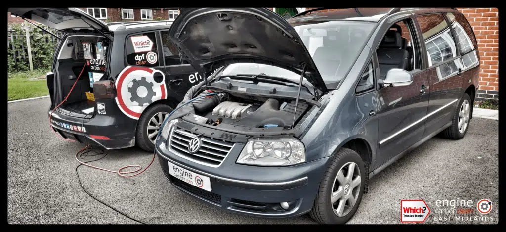 Diagnostic Consultation and Engine Carbon Clean on a VW Sharan 1.9 TDI (2005 - 118,237 miles)