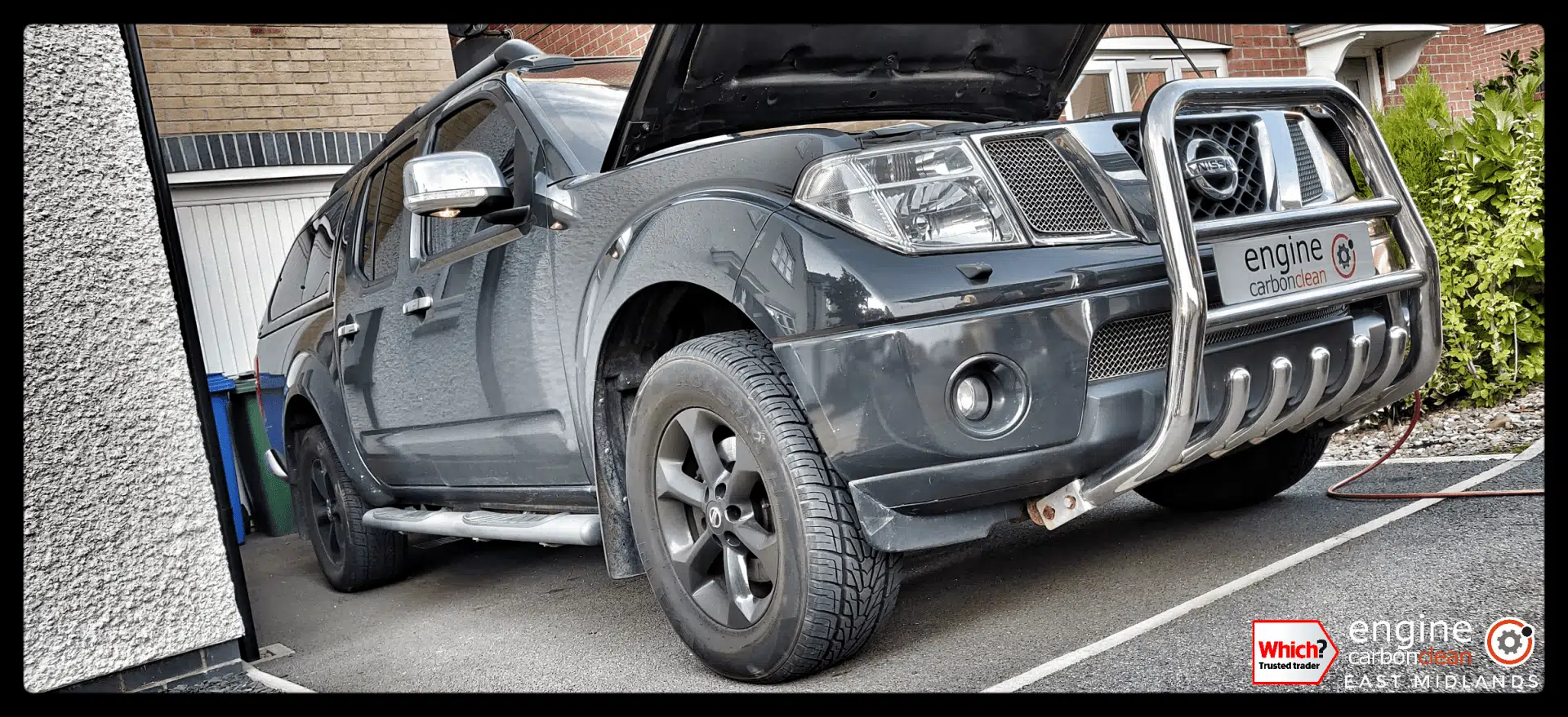Just bought a vehicle? Diagnostic consultation and Engine Carbon Clean on a Nissan Navara 2.5dci (2010 - 76,164 miles)