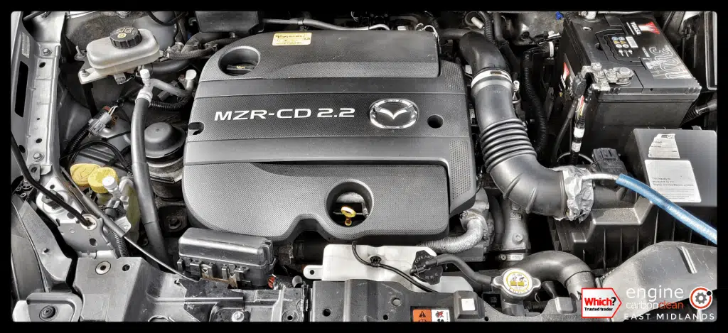 Diagnostic consultation and Engine Carbon Clean on a Mazda CX7 2.2 diesel (2010 - 72,782 miles)