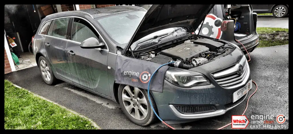 Diagnostic Consultation and Engine Carbon Clean on a Vauxhall Insignia 2.0 (2014 - 142,380 miles)