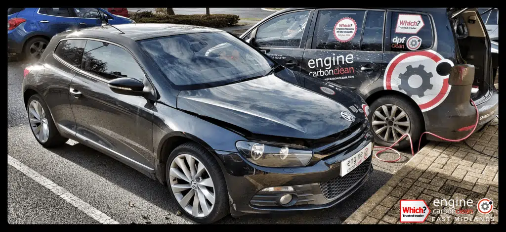 Diagnostic Consultation and Engine Carbon Clean on a VW Scirocco 2.0 TDI (2009 - 101,690 miles)