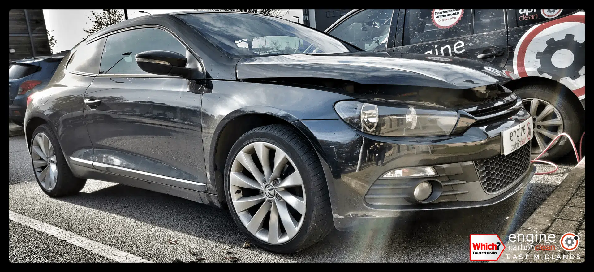 Diagnostic Consultation and Engine Carbon Clean on a VW Scirocco 2.0 TDI (2009 - 101,690 miles)