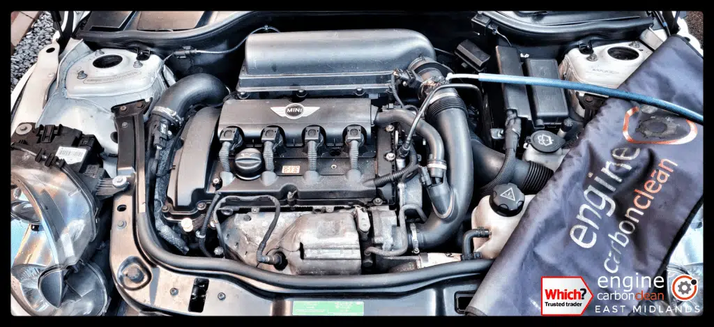 Diagnostic Consultation and Engine Carbon Clean on a JCW Mini 1.6 (2008 - 88,548 miles)