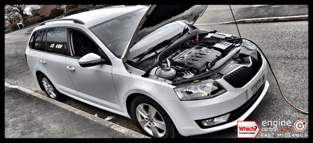 Diagnostic Consultation and Engine Carbon Clean on a Skoda Octavia 1.6 TDI (2016 - 75,482 miles)